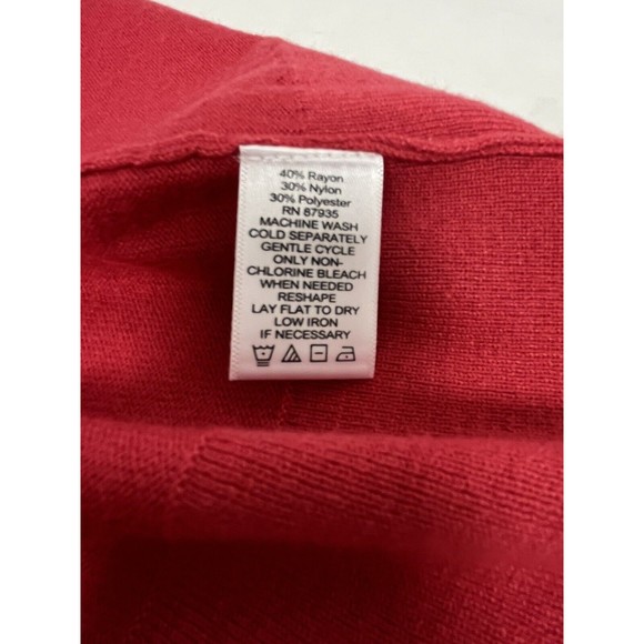 Susan Graver Pink Knit Open Front Cardigan Sweater S Cozy Soft Flowy Classy Chic - Picture 7 of 10